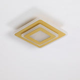 Modern Minimalist Square LED Flush Mount Ceiling Light for Hallway Entryway and Low Ceiling Areas