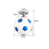 Modern Sports Football Globe Ceiling Light Flush Mount Soccer Lamp for Kids Bedroom