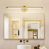 Rotatable Copper LED Vanity Light Bar Modern Bathroom Mirror Sconce with 3 Color Lighting Modes