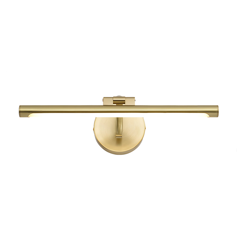 Rotatable Copper LED Vanity Light Bar Modern Bathroom Mirror Sconce with 3 Color Lighting Modes