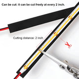 Rotatable Modern COB LED Strip Light Linear Intelligent Dimming Remote Control Indoor Lighting