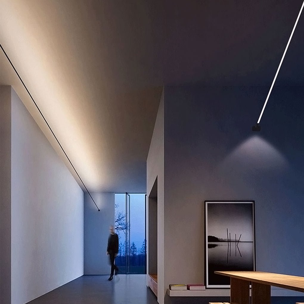 Rotatable Modern COB LED Strip Light Linear Intelligent Dimming Remote Control Indoor Lighting