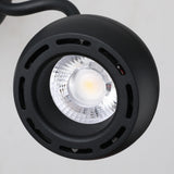 Round Adjustable LED Bedside Reading Wall Sconce Minimalist Iron Wall Mounted Light