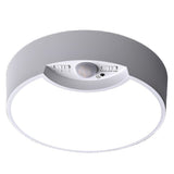 LED Round Motion Sensor Ceiling Lamp Battery Powered Flush Mount Light with Remote Control
