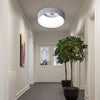 LED Round Motion Sensor Ceiling Lamp Battery Powered Flush Mount Light with Remote Control