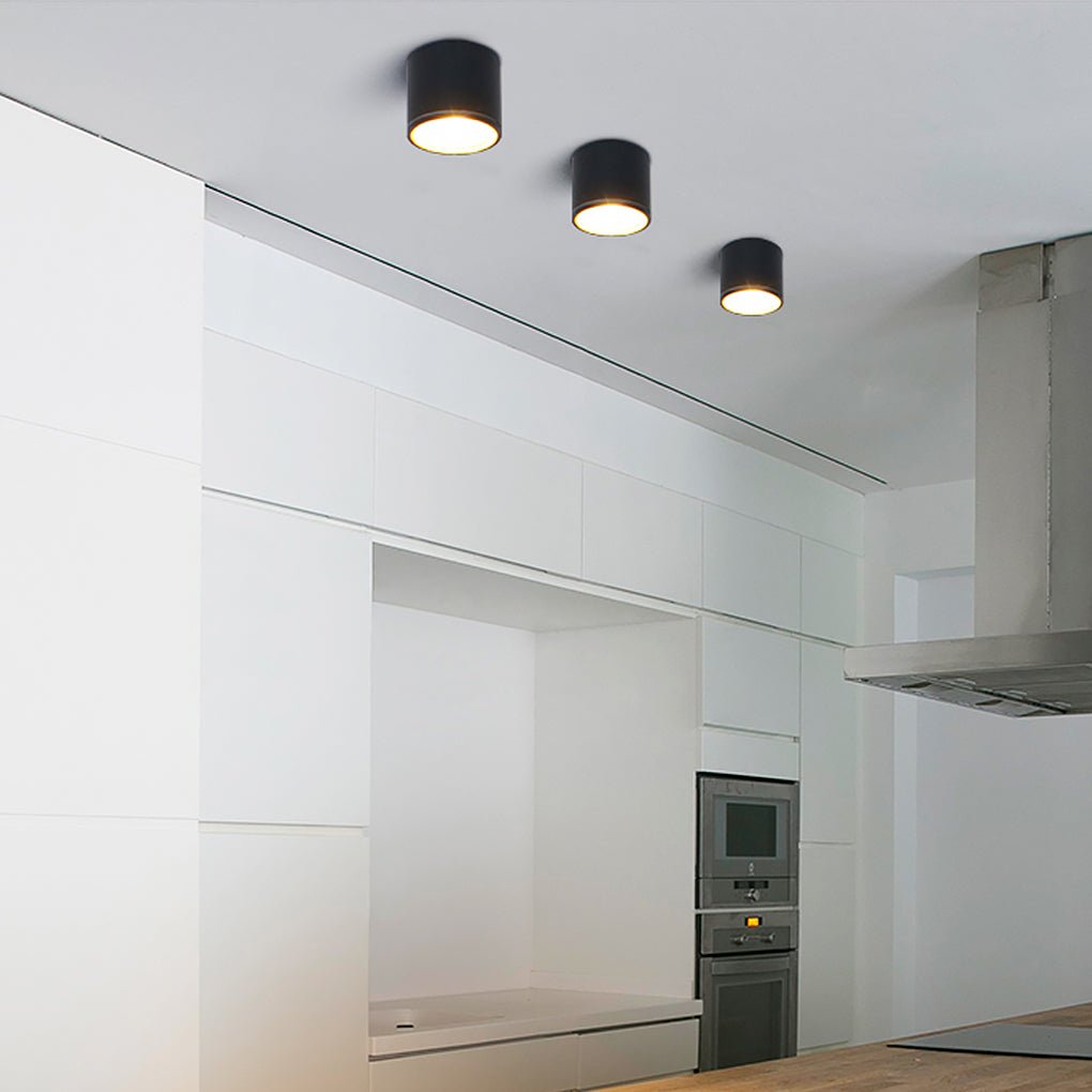 Minimalist Waterproof Round LED Flush Mount Ceiling Light Die Cast Aluminum Downlight for Hallway