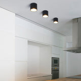 Minimalist Waterproof Round LED Flush Mount Ceiling Light Die Cast Aluminum Downlight for Hallway