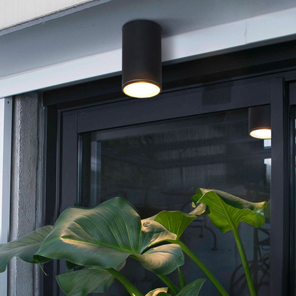 Minimalist Waterproof Round LED Flush Mount Ceiling Light Die Cast Aluminum Downlight for Hallway
