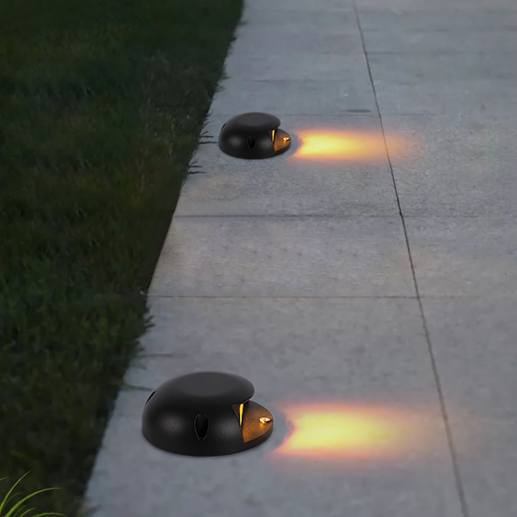 Round LED Surface Mount Step Light Waterproof Outdoor Landscape Decking Pathway Lighting