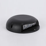 Round LED Surface Mount Step Light Waterproof Outdoor Landscape Decking Pathway Lighting