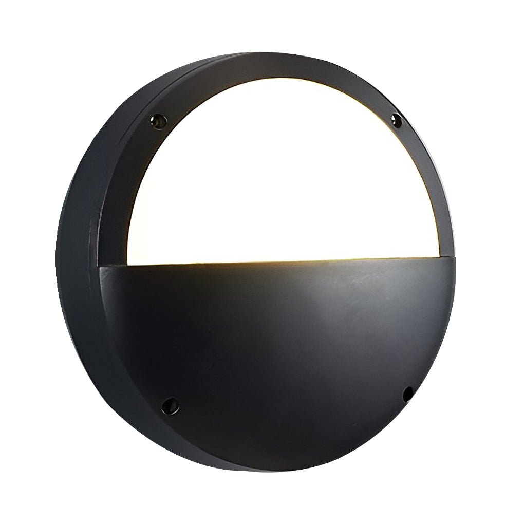 Modern Round IP66 Waterproof LED Outdoor Wall and Ceiling Light for Patio and Balcony