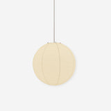 Round Washi Paper Pendant Light Japanese Style Handmade Lantern Ceiling Lamp for Indoor Illumination