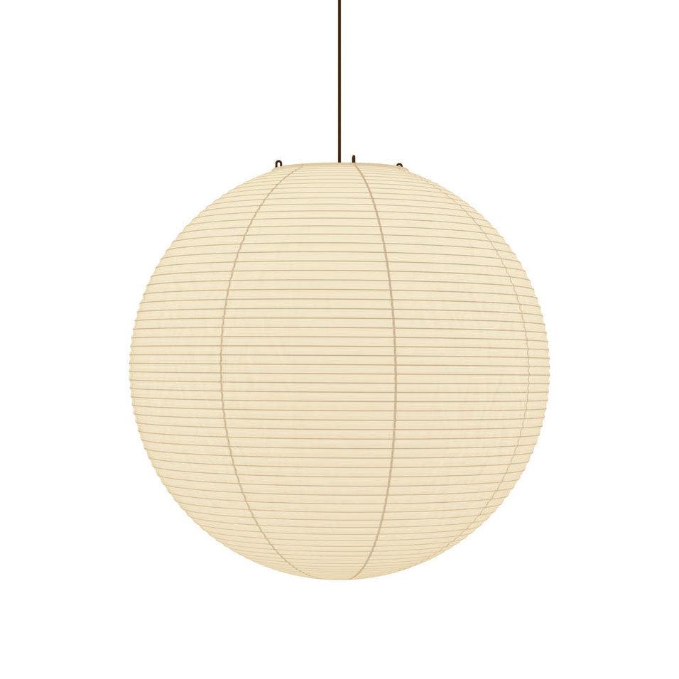 Round Washi Paper Pendant Light Japanese Style Handmade Lantern Ceiling Lamp for Indoor Illumination