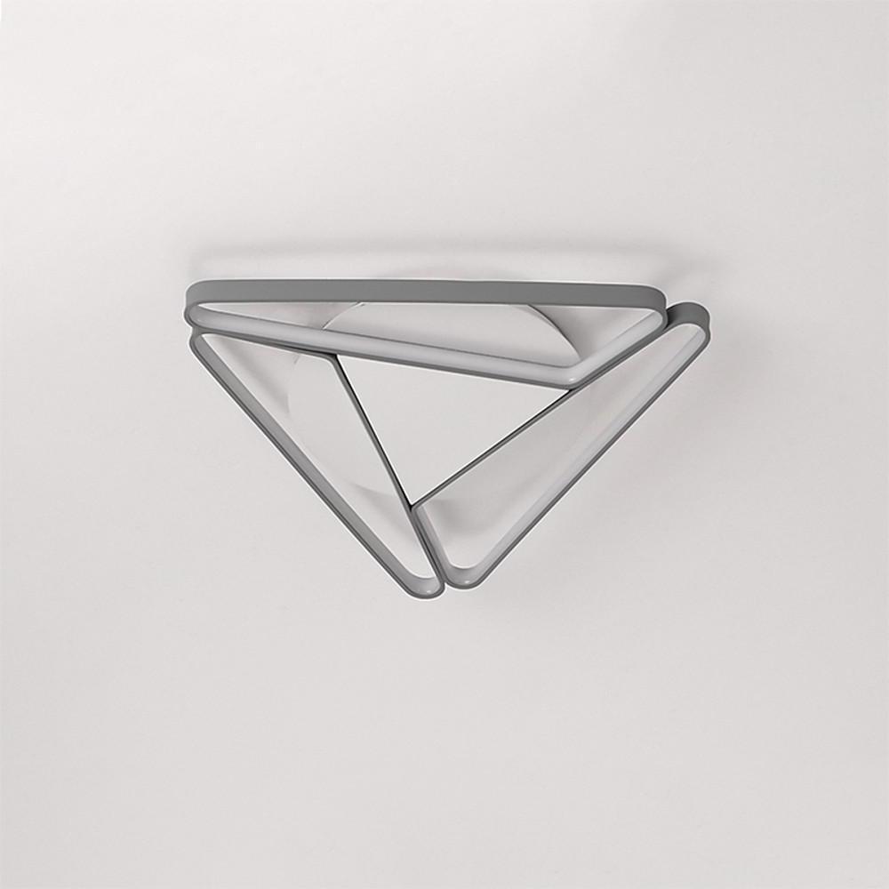 Modern Geometric LED Flush Mount Ceiling Light Fixture for Living Room and Bedroom