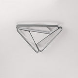 Modern Geometric LED Flush Mount Ceiling Light Fixture for Living Room and Bedroom