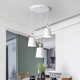 Rustic Antler 3 Light LED Chandelier Classic Farmhouse Pendant Light Fixture for Kitchen and Dining Room