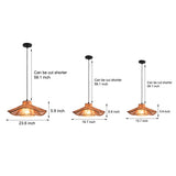 Rustic Double Layer Hemp Rope Weave Umbrella Pendant Light Retro Kitchen Island Ceiling Fixture