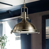 Rustic Industrial Metal Pendant Light Nautical Style Hanging Ceiling Lamp for Kitchen and Dining Room