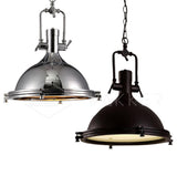Rustic Industrial Metal Pendant Light Nautical Style Hanging Ceiling Lamp for Kitchen and Dining Room