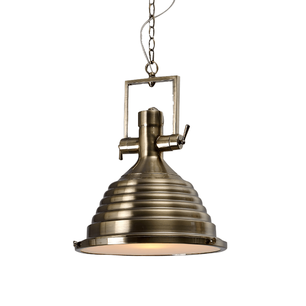 Rustic Industrial Metal Pendant Light Nautical Style Hanging Ceiling Lamp for Kitchen and Dining Room