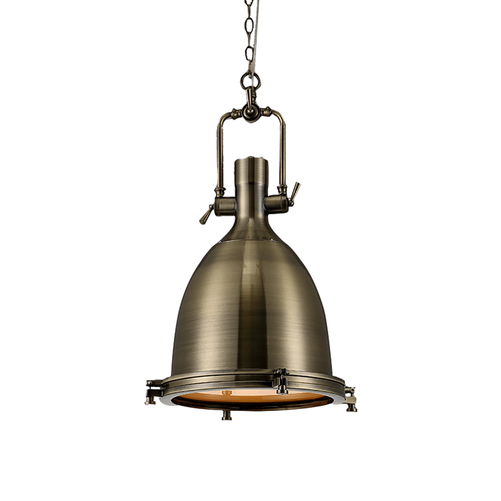 Rustic Industrial Metal Pendant Light Nautical Style Hanging Ceiling Lamp for Kitchen and Dining Room