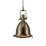 Rustic Industrial Metal Pendant Light Nautical Style Hanging Ceiling Lamp for Kitchen and Dining Room