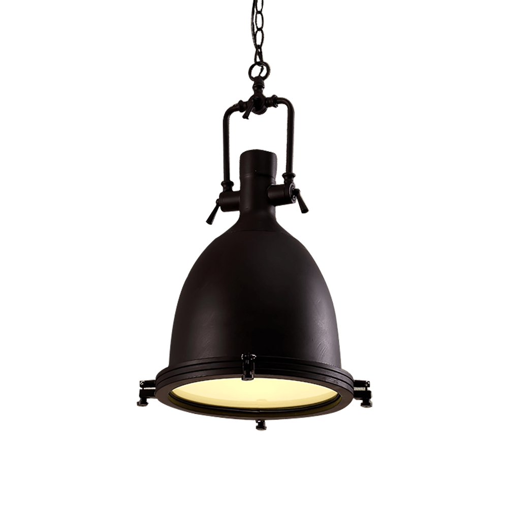 Rustic Industrial Metal Pendant Light Nautical Style Hanging Ceiling Lamp for Kitchen and Dining Room