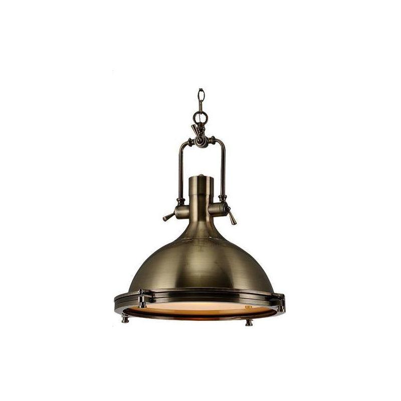 Rustic Industrial Metal Pendant Light Nautical Style Hanging Ceiling Lamp for Kitchen and Dining Room