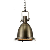 Rustic Industrial Metal Pendant Light Nautical Style Hanging Ceiling Lamp for Kitchen and Dining Room