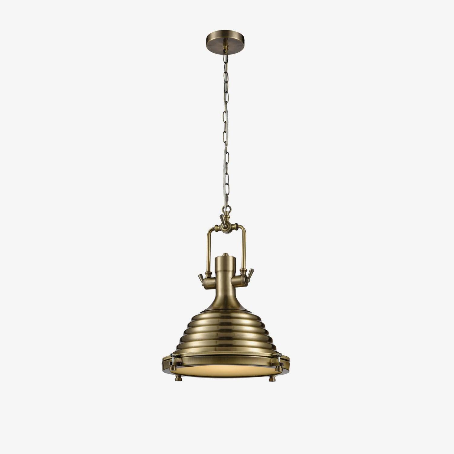 Rustic Industrial Metal Pendant Light Nautical Style Hanging Ceiling Lamp for Kitchen and Dining Room