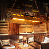Rustic Iron Box Cage Chandelier Vintage Industrial Steampunk Hanging Light