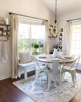 Rustic Wood and Metal Pendant Light Vintage Farmhouse Droplight Chandelier