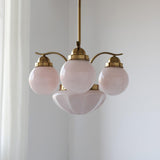 Ryttenberg Modern Globe Glass Chandelier Retro Multi Head Pendant Ceiling Light