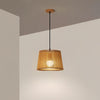 Samantha Wood Slat Pendant Light Natural Wooden Hanging Chandelier for Living Room and Dining Area