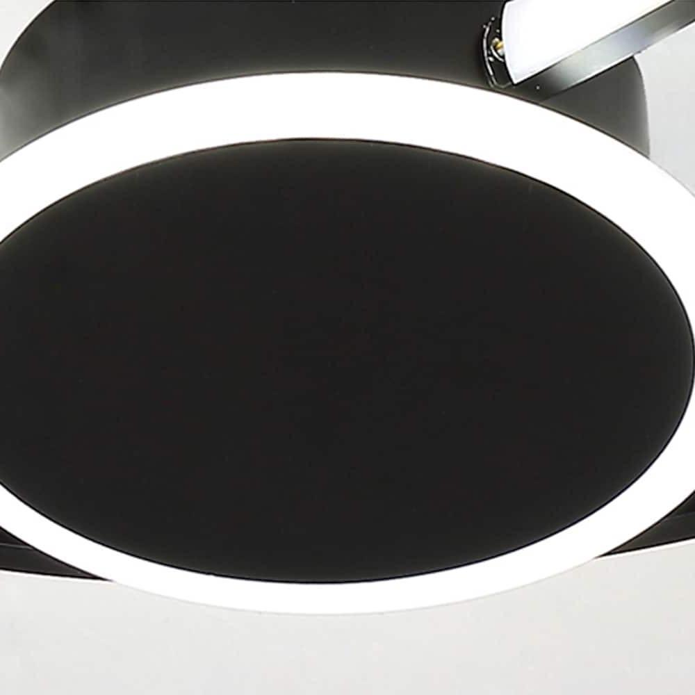Modern Dual Oval Integrated LED Flush Mount Ceiling Light for Contemporary Living Spaces