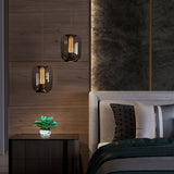 Savannah Smoke Gray Glass Pendant Light with Gold Finish Integrated LED Ceiling Hanging Lamp