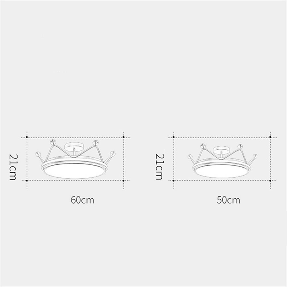 Modern Nordic Circular LED Flush Mount Ceiling Light Dimmable Acrylic Fixture for Home