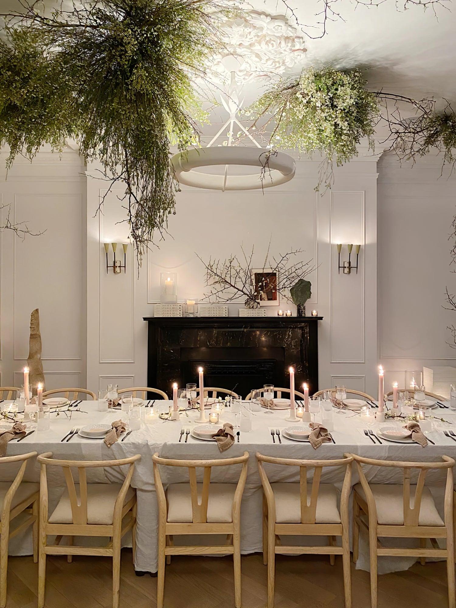 Sculptural White Plaster LED Chandelier Modern Pendant Light Fixture for Elegant Living Spaces