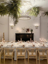 Sculptural White Plaster LED Chandelier Modern Pendant Light Fixture for Elegant Living Spaces