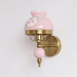 Set of 2 Modern Glass Wall Sconce Lights Gold Metal Decorative Lamp for Bedroom Living Room