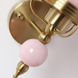 Set of 2 Modern Glass Wall Sconce Lights Gold Metal Decorative Lamp for Bedroom Living Room