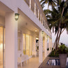 Set of 2 Solar Powered Outdoor Wall Lights with Motion Sensor and Dusk to Dawn Security Lighting