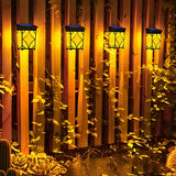 Set of 2 Waterproof RGB Solar Wall Sconces with Intelligent Motion Sensor for Outdoor Decor