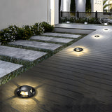 Side Emitting LED Step Lights Waterproof Low Voltage Outdoor Ground Lighting for Deck and Stairs