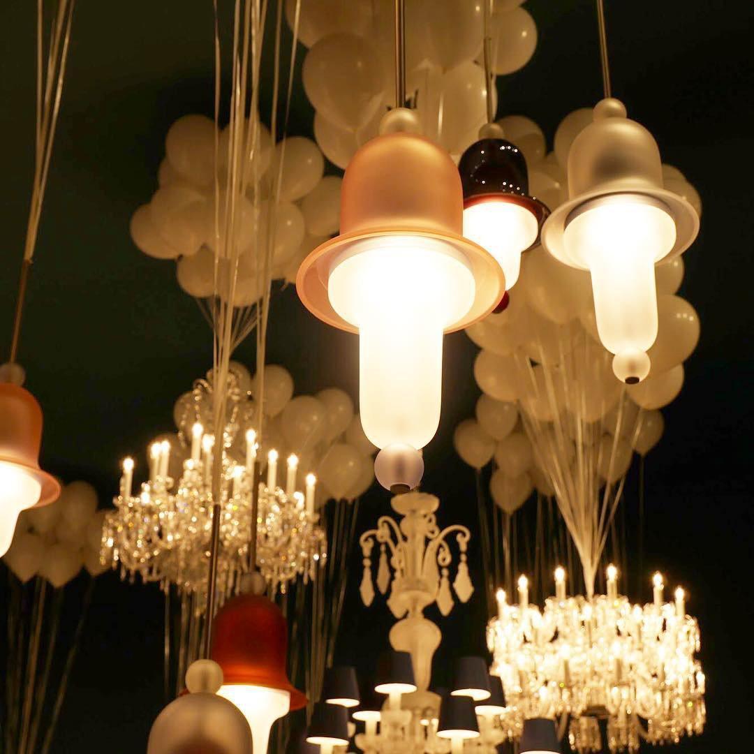 Siren Layered Glass Bell Pendant Light Modern Blown Glass Hanging Lamp for Dining Room