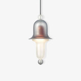 Siren Layered Glass Bell Pendant Light Modern Blown Glass Hanging Lamp for Dining Room