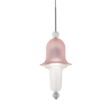 Siren Layered Glass Bell Pendant Light Modern Blown Glass Hanging Lamp for Dining Room
