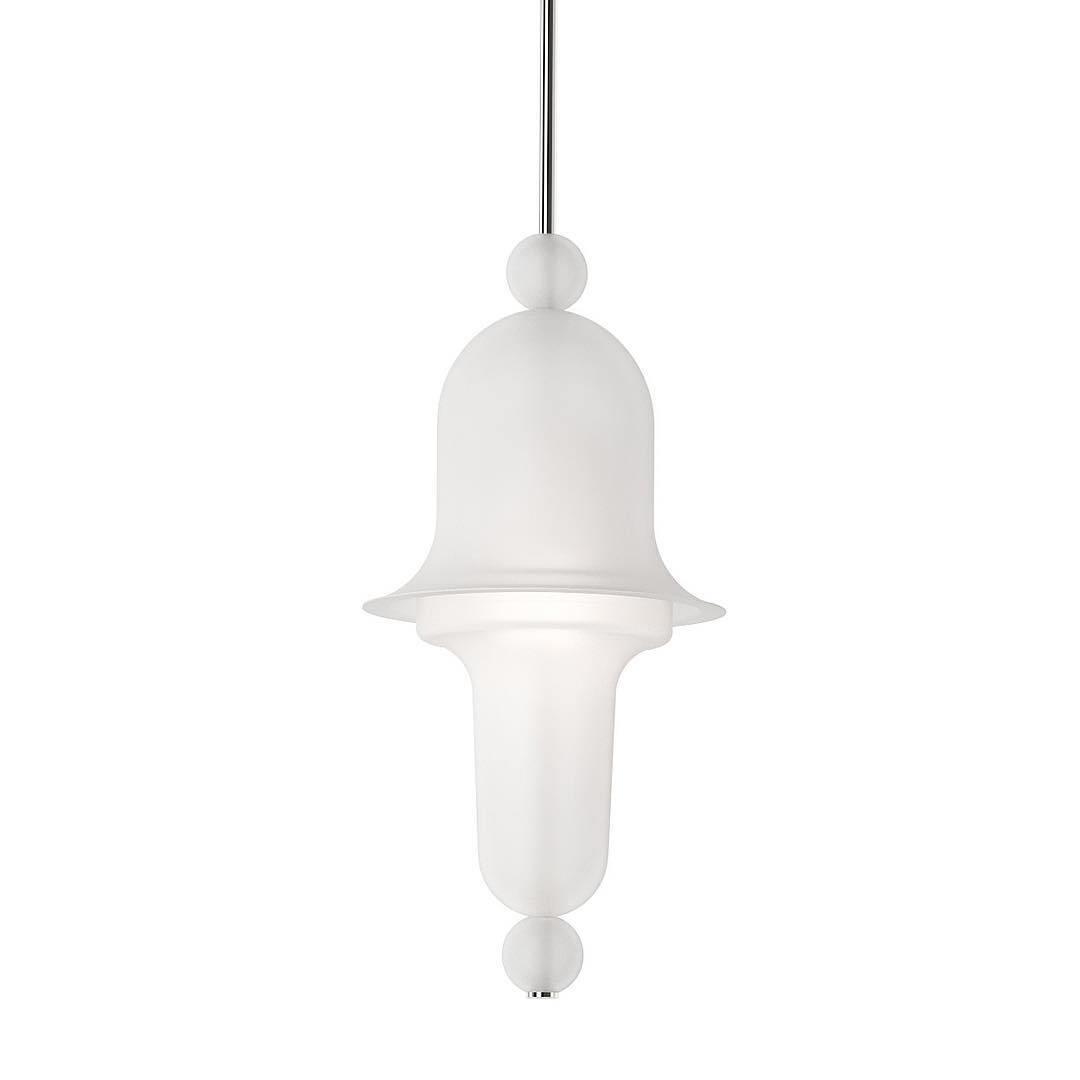 Siren Layered Glass Bell Pendant Light Modern Blown Glass Hanging Lamp for Dining Room