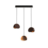 Siyuan Modern Wood Leaf Pendant Light LED Hanging Fixture for Dining Living Room