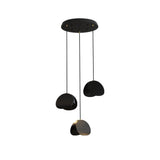 Siyuan Modern Wood Leaf Pendant Light LED Hanging Fixture for Dining Living Room